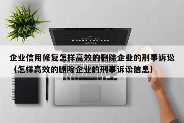 企业信用修复怎样高效的删除企业的刑事诉讼（怎样高效的删除企业的刑事诉讼信息）