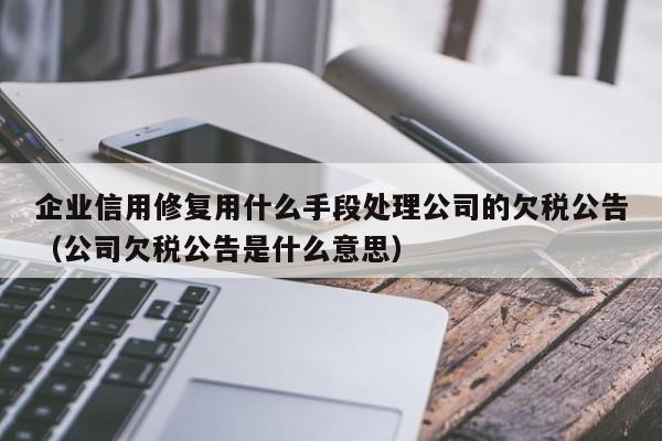企业信用修复用什么手段处理公司的欠税公告（公司欠税公告是什么意思）
