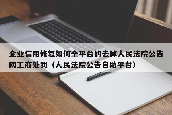 企业信用修复如何全平台的去掉人民法院公告网工商处罚（人民法院公告自助平台）