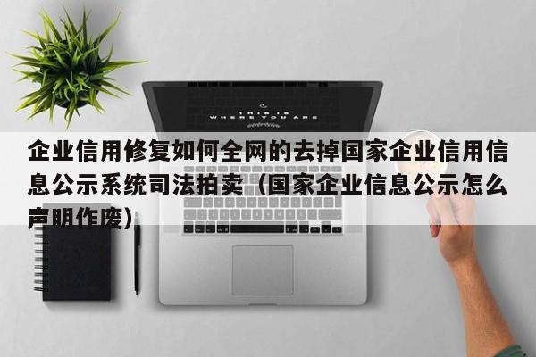 企业信用修复如何全网的去掉国家企业信用信息公示系统司法拍卖（国家企业信息公示怎么声明作废）
