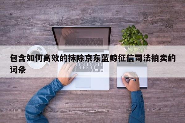 包含如何高效的抹除京东蓝鲸征信司法拍卖的词条