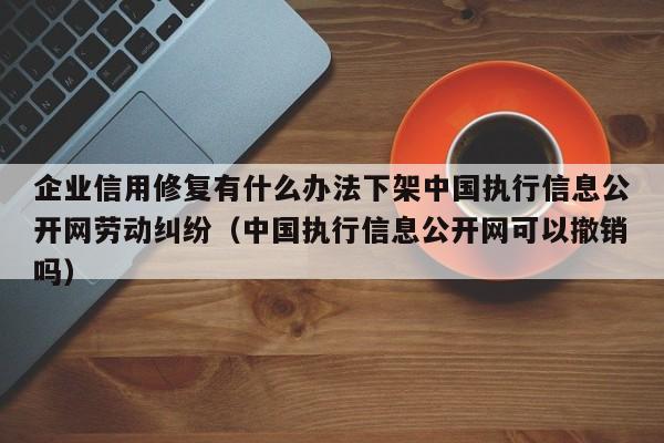 企业信用修复有什么办法下架中国执行信息公开网劳动纠纷（中国执行信息公开网可以撤销吗）