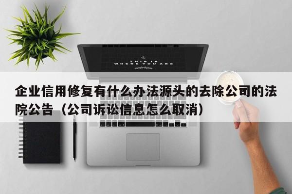 企业信用修复有什么办法源头的去除公司的法院公告（公司诉讼信息怎么取消）