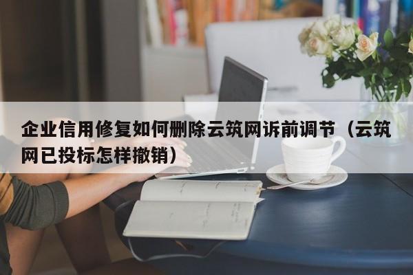 企业信用修复如何删除云筑网诉前调节（云筑网已投标怎样撤销）