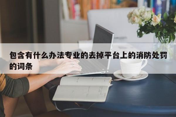 包含有什么办法专业的去掉平台上的消防处罚的词条