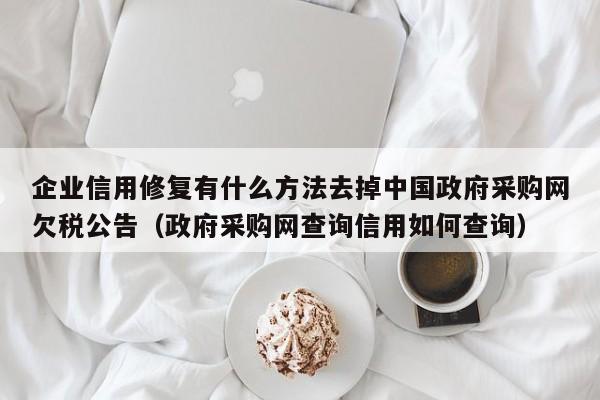 企业信用修复有什么方法去掉中国政府采购网欠税公告（政府采购网查询信用如何查询）